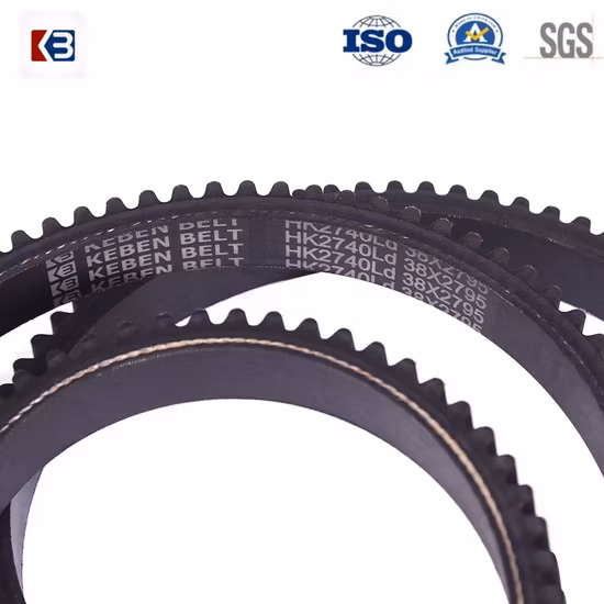 Cog/Tooth Variable Speed V Belt HK New Different Model V Belt for Combine Harvester