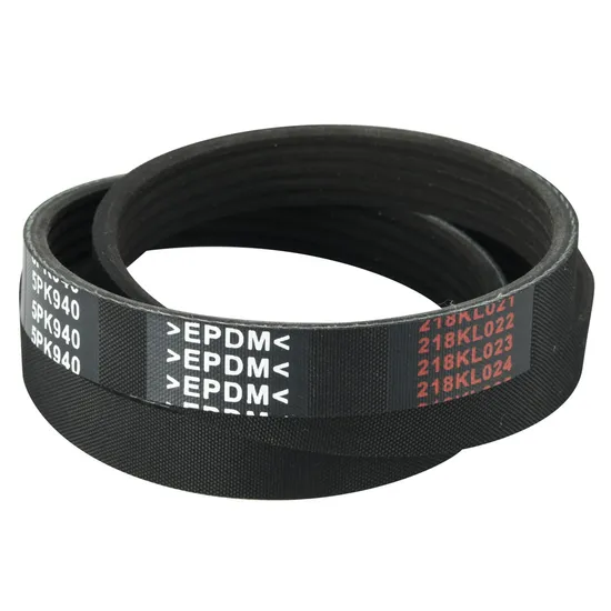 Moteur de ventilateur industriel automobile Entraînement denté synchrone PVC Silicone PU Caoutchouc Nervuré Pk Synchronisation Courroie en V à coin enveloppé classique